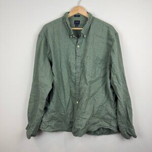 J Crew Factory Men's Classic linen-blend shirt, Size XXL